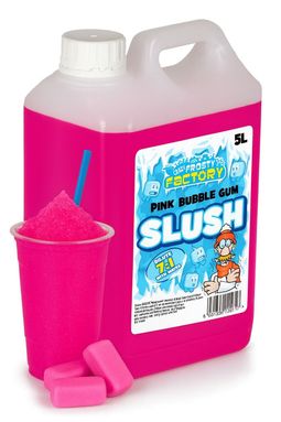 Pink Bubblegum Slush Koncentrat - 40 Liter Færdig Slush - Crazy Factory