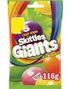 12 stk Skittles Giant Crazy Sours - Tyggepastiller med Forskellige Sure Frugtsmager - Hel Æske 1,5 kg