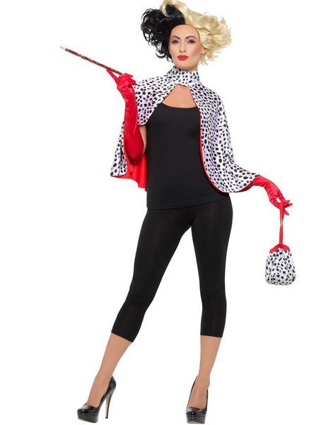 Cruella de Vil Inspireret kostumesæt