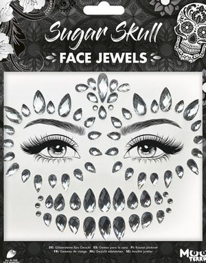 Sugar Skull Ansiktsstener / Smykker