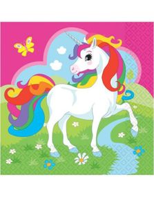 20 stk. Servietter 33x33 cm - Unicorn Dream