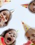 6 stk Fargerike Partyhatter Sirkus med Pompoms - Circus Party
