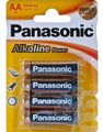 4 stk. Panasonic AA Alkaline Batterier