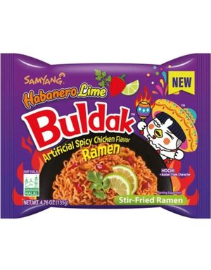 1 stk Samyang Buldak Habanero Lime Hot Chicken Flavor Ramen 130 gram