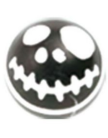 Jack Skellington Head - Sort og Hvid Akrylkugle