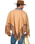 Hippie/Meksikansk/Indianer Poncho til Voksen