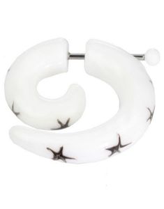 Black Star Fake Piercing