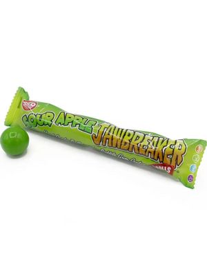 6-pk Zed Jawbreaker med Surt Eple Smak og Kjerne av Tyggegummi