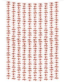 Rosegullfolierte Blomster Backdrop/Bakgrunn - 100 x 210 cm