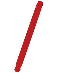 Lige Rød Bioplast Stang - 1,6x 16 mm