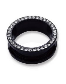 Sort Piercing Tunnel med Klare Sten