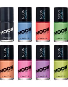 VÆLG BLANDT 8 FARVER - Pastelfarvet Neon UV/Blacklight Neglelak