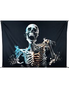 Hjemsøkt Skjellet Bakgrunn 210x150 cm
