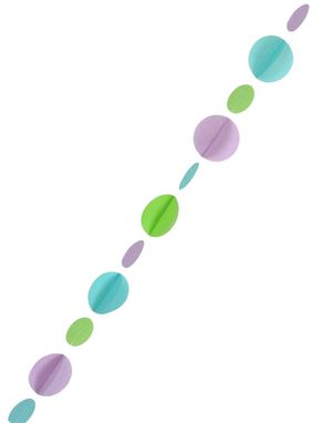 Ballonhale med Pastelfarvet Cirkler 125 cm