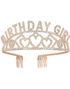 'Birthday Girl' Gulltiara med Stener