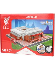 Liverpool Stadium - 3D Byggesett med 141 Deler