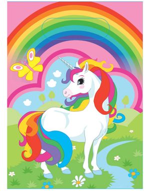 8 stk. Godteposer - Unicorn Dream