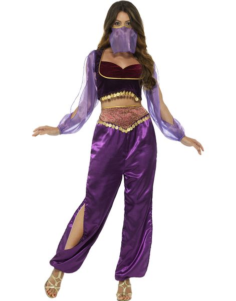 Arabisk Prinsessekostume 3 Dele