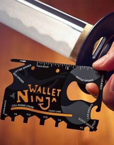 Wallet Ninja - 18-i-1 Multiverktøy til Lommebok