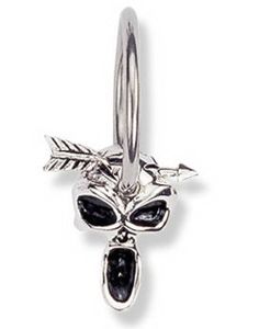 Screaming Skull BCR Piercing - 1.6 x 14 mm