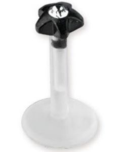 Labret med Sort Stjerne & Klar Sten