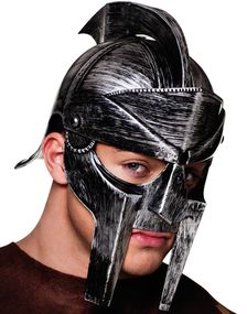 Sort og Grå Gladiatorhjelm