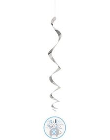 3 stk Baby Blue Elephant Hengende Dekorasjoner 66 cm