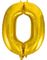 JUMBO Gullfarget Tallballonger 0-9 - 86 cm