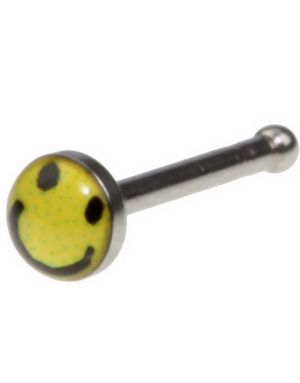 Smiley Face - Næsepiercing