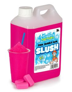 Pink Bubblegum Slush Koncentrat - 40 Liter Færdig Slush - Crazy Factory