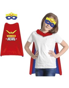 Wonder Woman inspireret maske og kappe til børn
