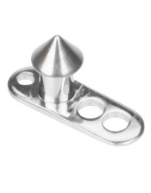 Silver Spike Classic Dermal Anchor