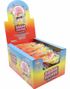 DATO PRODUKT - 20 stk Zed Brain Sucker Stor Lollipop med Sur Pulver og Tyggegummi - Hel Kasse