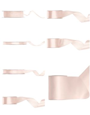 Satengbånd Off-White