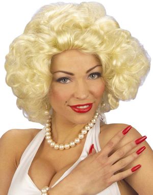 Marilyn Monroe Inspireret Blond Paryk