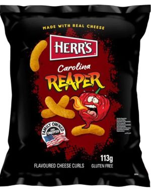 Herr's Carolina Reaper Ostepop (USA Import supersterk)