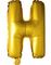 JUMBO Gullfarget Bokstavballonger A-Z - 102 cm