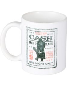 Lisensiert Johnny Cash Keramikk Krus