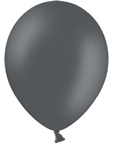 10 stk 27 cm - Mørk Grå Balloner