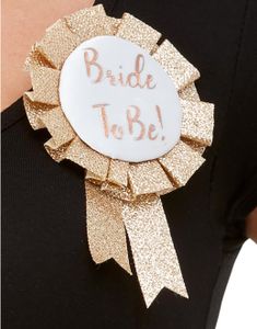 Rosé Guldfarvet Bride to Be Rosæt