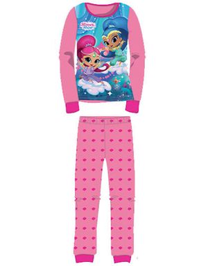 Rosa Shimmer and Shine Pyjamas til Børn