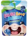 DATO PRODUKT - Syrico Peelable Gummy Blueberry - Skrællelige Små Geléblåbær 80 gram