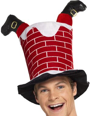 Santa Stuck in the Chimney - Hat