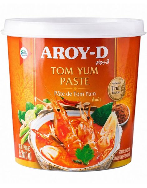 1 kg Tom Yum Paste - Krydderpasta til Tom Yum Suppe - Aroy-D (Thailand)