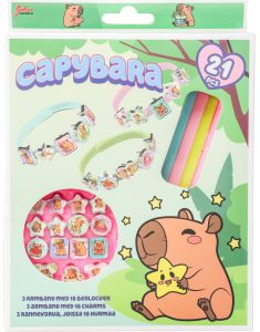 Capybara – Lav Dit Eget Armbånd (21 Dele)