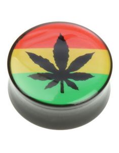 Jamacian Weed - Piercing Plug