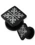 Diamond Friis - Sort PVD Piercing Plug