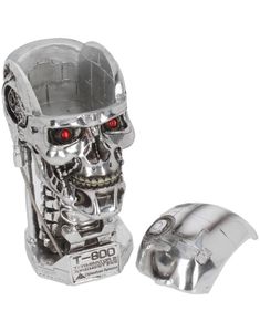 Terminator 2 Kranie med Opbevaring 21 cm