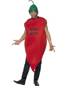 Gigantisk Chili Pepper Kostume