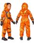 Orange Unisex Astronautkostyme til Barn - 11-13 ÅR